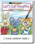 SC1835 Let's Eat Healthy Paint with Water Book with Custom Imprint 